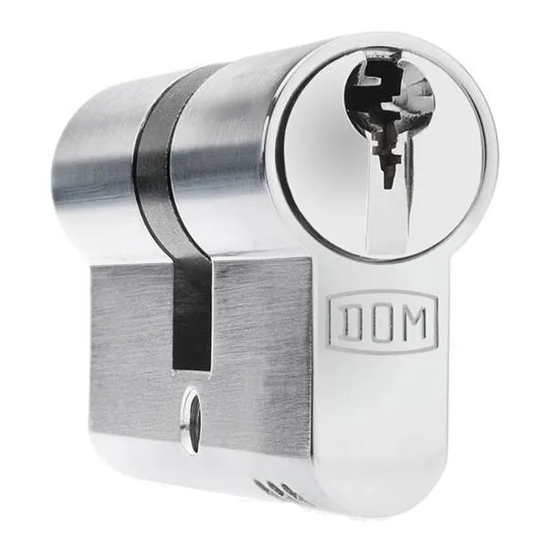 DOM RS8 Doppelzylinder Vorderansicht DOM RS8 Doppelzylinder Vorderansicht